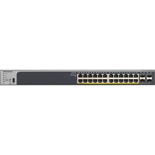  Netgear ProSafe GS728TP 24-Port Gigabit PoE+ / PoE Compliant Managed Network Switch