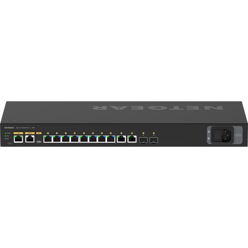  Netgear AV Line M4250 GSM4212PX 8-Port Gigabit PoE+ Compliant Managed AV Switch with SFP (240W)