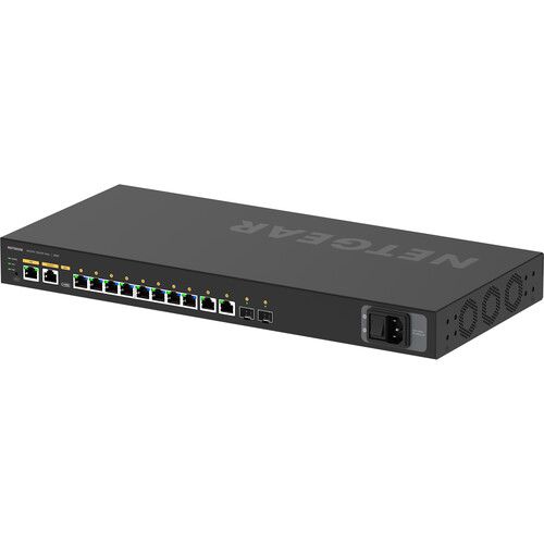  Netgear AV Line M4250 GSM4212PX 8-Port Gigabit PoE+ Compliant Managed AV Switch with SFP (240W)