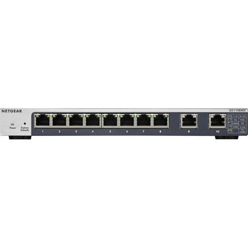  Netgear GS110EMX 8-Port Smart Managed Plus Gigabit Switch