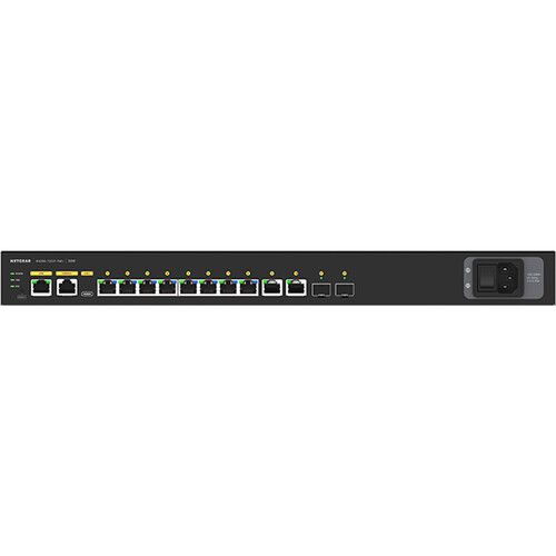  Netgear AV Line M4250 GSM4212P 8-Port Gigabit PoE+ Compliant Managed AV Switch with SFP (125W)