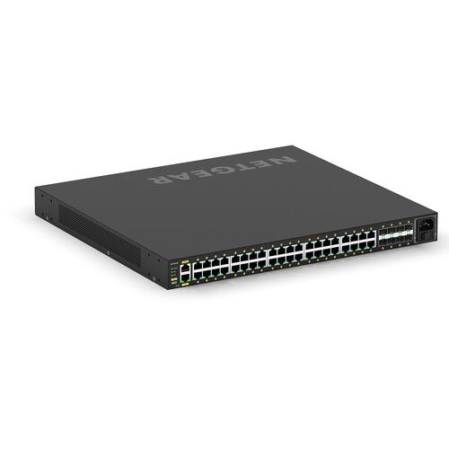  Netgear AV Line M4250 GSM4248PX 40-Port Gigabit PoE+ Compliant Managed AV Switch with SFP+ (960W, TAA-Compliant)