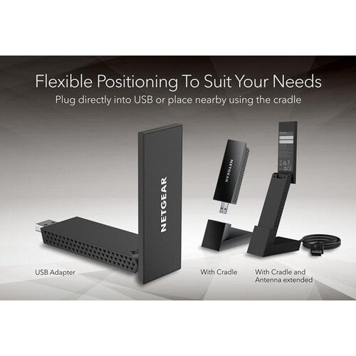  Netgear Nighthawk AXE3000 Wi-Fi 6E USB Adapter