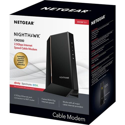  Netgear Nighthawk 2.5 Gb/s Cable Modem