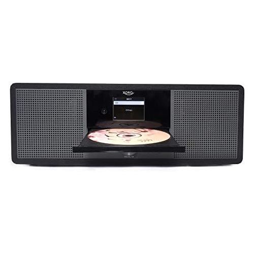  [아마존베스트]-Service-Informationen netshop 25 Internet Radio Xoro HMT 600 WLAN with CD Player DAB+/FM Radio Bluetooth WiFi USB Connection MP3 Spotify Connect Web Radio App Control and Remote Control (Black)