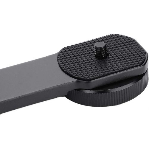  Neufday Aluminium L Type Microphone Stand Bracket Handle Grip Transmount Compatible for DJI Ronin Stabilizer