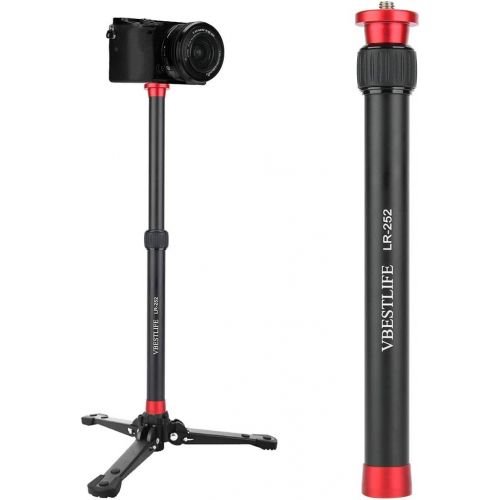  Neufday Tripod Extension Pole, Aluminum Alloy Gimbal Extension Rod Handheld Extension Bar Telescopic Stick Rod Selfie Stick Extender 1/4 Screw Extender Pole for DJI Zhiyun, Ne