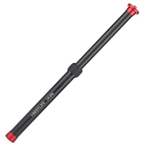  Neufday Tripod Extension Pole, Aluminum Alloy Gimbal Extension Rod Handheld Extension Bar Telescopic Stick Rod Selfie Stick Extender 1/4 Screw Extender Pole for DJI Zhiyun, Ne