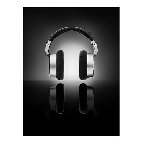  Neumann NDH 30 Dynamic Open-Back Headphone for Professional Mixing, Mastering, Twitch, YouTube, Podcast, Production, High Definition Music Listening, Titanium (509111) Large