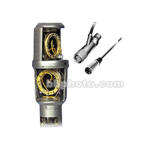  Neumann USM 69 i Variable-Pattern Stereo Microphone with Microphone Cable/Swivel Mount (Nickel)