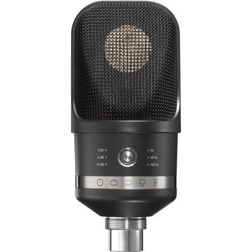  Neumann TLM 107 Studio Set BK Large-Diaphragm Multipattern Condenser Microphone with Shockmount (Black)