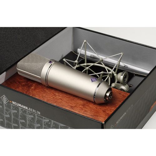  Neumann U 87 Ai Large-Diaphragm Multipattern Condenser Microphone (Studio Set, Nickel)