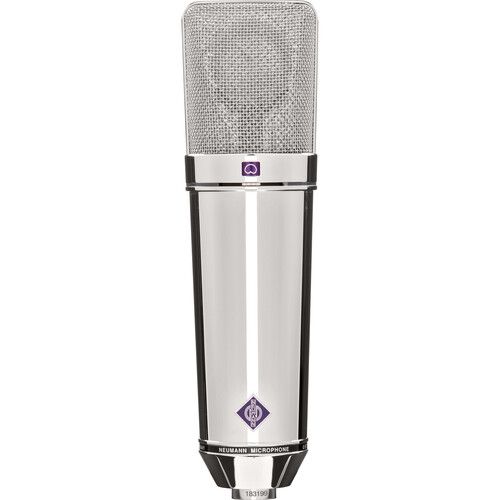  Neumann U 87 Ai Large-Diaphragm Multipattern Condenser Microphone (Titanium Colored, Special 50th Anniversary Edition)