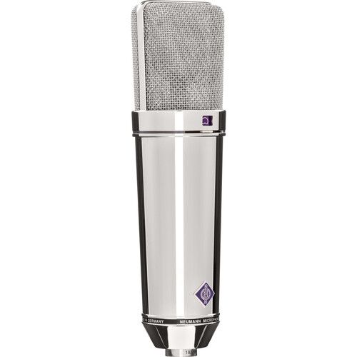  Neumann U 87 Ai Large-Diaphragm Multipattern Condenser Microphone (Titanium Colored, Special 50th Anniversary Edition)