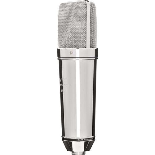  Neumann U 87 Ai Large-Diaphragm Multipattern Condenser Microphone (Titanium Colored, Special 50th Anniversary Edition)