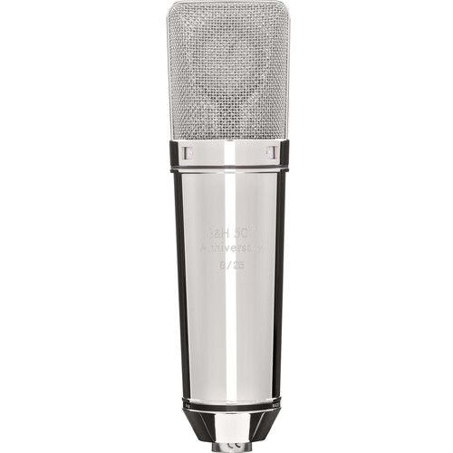  Neumann U 87 Ai Large-Diaphragm Multipattern Condenser Microphone (Titanium Colored, Special 50th Anniversary Edition)