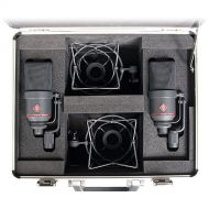 Neumann TLM 170 R Large-Diaphragm Multipattern Condenser Microphone with Shockmount (Stereo Set, Black)