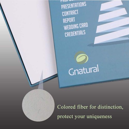  Neutral 75% Cotton 25% Linen Paper,85gsm Inkjet Laser Printing Paper,8.5x11 White Color,100sheets Waterproof Cotton Paper