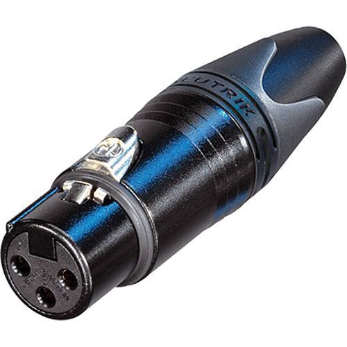  Neutrik XX Bag Series Male and Female XLR Connectors Kit (Black Housing/Silver Contacts)