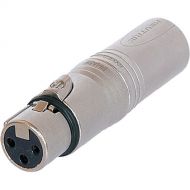 Neutrik 3-Pole XLR Female to 3-Pole XLR Male Extension Adapter