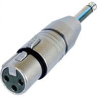 Neutrik 3-Pole XLR Female to Mono 1/4