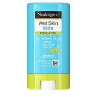 [아마존베스트]Neutrogena Wet Skin Kids Water Resistant Sunscreen Stick for Face and Body, Broad Spectrum SPF 70, 0.47 oz