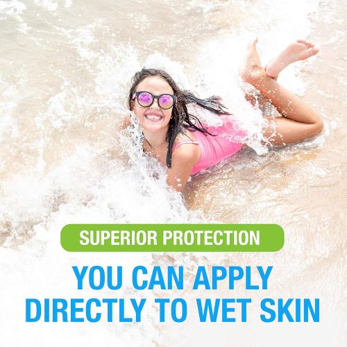  [아마존베스트]Neutrogena Wet Skin Kids Water Resistant Sunscreen Stick for Face and Body, Broad Spectrum SPF 70, 0.47 oz