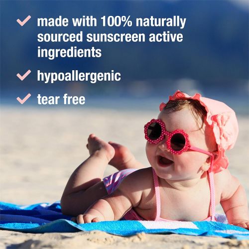  [아마존베스트]Neutrogena Pure & Free Baby Mineral Sunscreen Stick with Broad Spectrum SPF 60 & Zinc Oxide, Water-Resistant, Hypoallergenic, Oil- & PABA-Free Baby Sunscreen, 0.47 oz