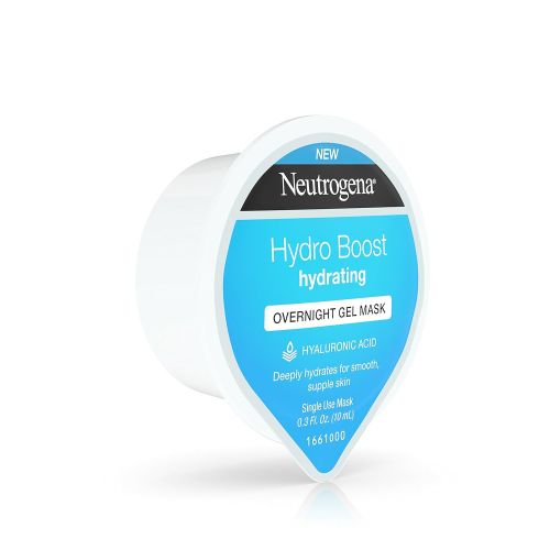  Neutrogena Hydro Boost Moisturizing Overnight Gel Cream Face Mask with Hydrating Hyaluronic Acid, 0.3 fl. oz (Pack of 12)