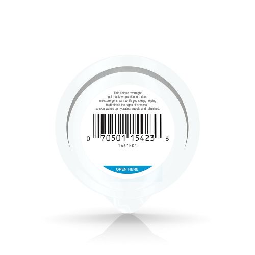  Neutrogena Hydro Boost Moisturizing Overnight Gel Cream Face Mask with Hydrating Hyaluronic Acid, 0.3 fl. oz (Pack of 12)