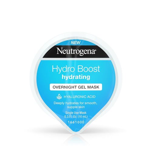  Neutrogena Hydro Boost Moisturizing Overnight Gel Cream Face Mask with Hydrating Hyaluronic Acid, 0.3 fl. oz (Pack of 12)