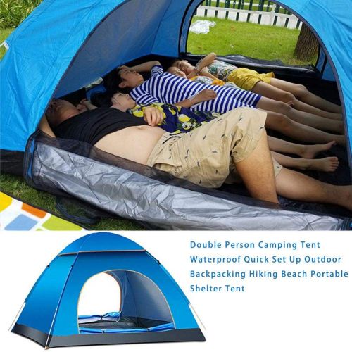  Neversaynever neversaynever Automatic pop-up Tent, Waterproof Anti-UV Shade Tent, Outdoor Installation, Double Person Tent for Garden, Beach, Picnic and Travel