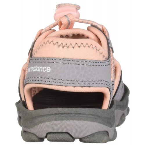  New+Balance New Balance Unisex Kids Adirondack Sandal Sport, Pink/Grey G7 M US Big