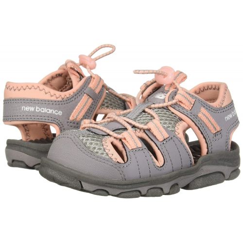  New+Balance New Balance Unisex Kids Adirondack Sandal Sport, Pink/Grey G7 M US Big