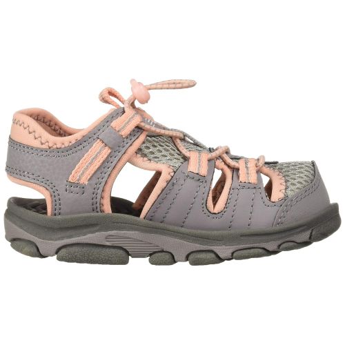  New+Balance New Balance Unisex Kids Adirondack Sandal Sport, Pink/Grey, P12 M US Little