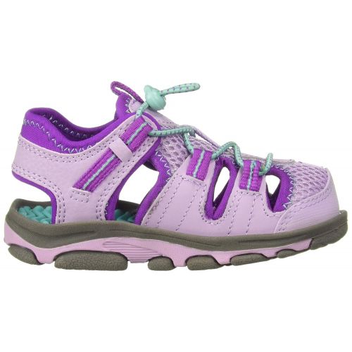  New Balance Unisex Kids Adirondack Sandal Sport, Grey/Purple, G4 M US Big