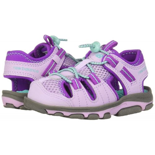  New Balance Unisex Kids Adirondack Sandal Sport, Grey/Purple, G4 M US Big