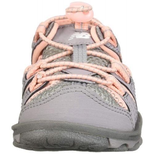  New+Balance New Balance Unisex Kids Adirondack Sandal Sport, Pink/Grey, P11 M US Little