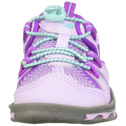  New+Balance New Balance Unisex Kids Adirondack Sandal Sport, Grey/Purple P11 M US Little