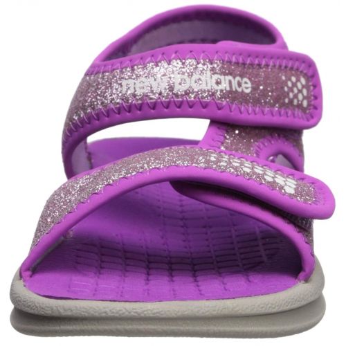  New+Balance New Balance Sport Sandal, Grey/Purple, P12 M US Little Kid