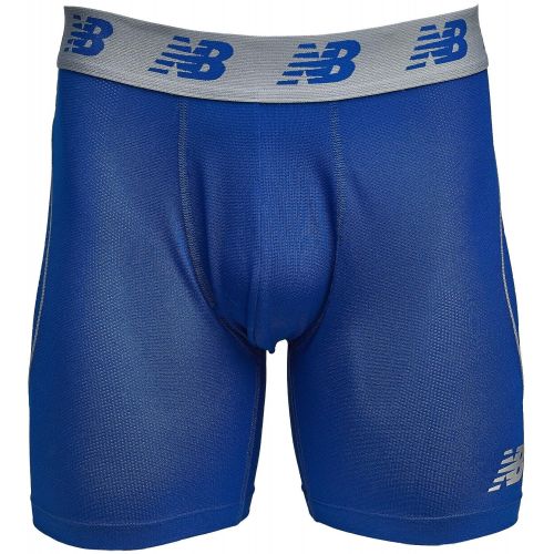  New+Balance New Balance Mens Mesh Air Cool 6 Boxer Brief, No Fly, with Pouch (Pack of 2)
