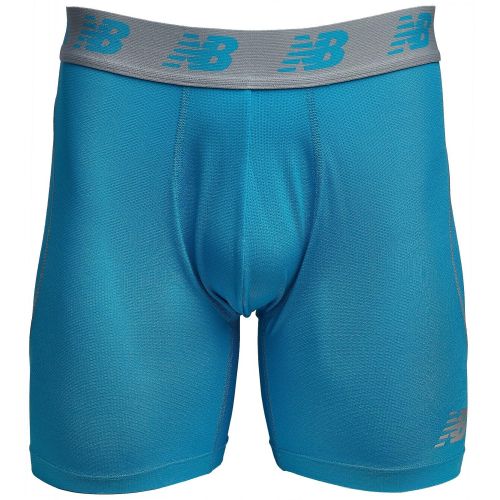  New+Balance New Balance Mens Mesh Air Cool 6 Boxer Brief, No Fly, with Pouch (Pack of 2)