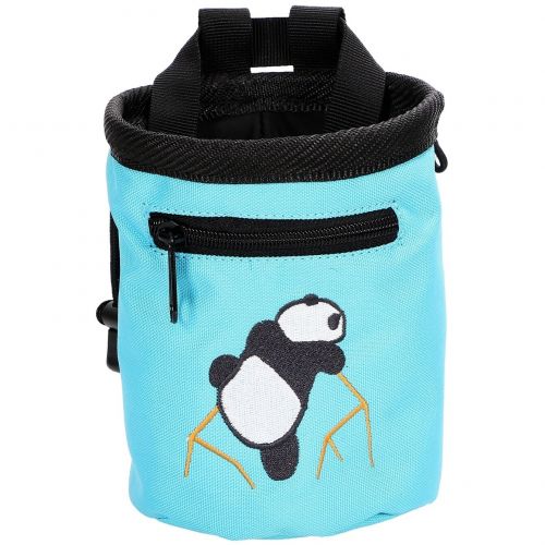  New Rock Climbing Panda Design Chalk Bag Adjustable Belt, 7184_Red by AMC