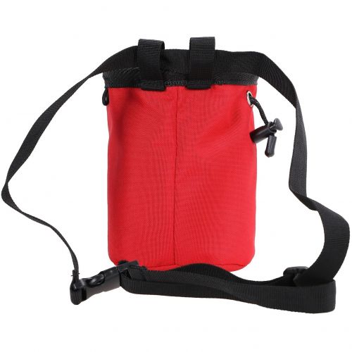  New Rock Climbing Panda Design Chalk Bag Adjustable Belt, 7184_Red by AMC