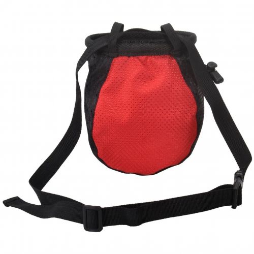  New Rock Climbing Panda Design Chalk Bag Adjustable Belt, 337-Red by AMC