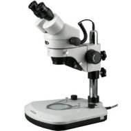 New LED Binocular Stereo Zoom Microscope 3.5X-45X by AmScope