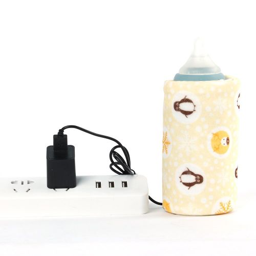  New 2 Pack of USB Charging with Heating Cord and Thermos Bag for different seasons, Keep Baby Milk or Water...