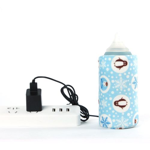  New 2 Pack of USB Charging with Heating Cord and Thermos Bag for different seasons, Keep Baby Milk or Water...