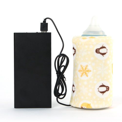  New 2 Pack of USB Charging with Heating Cord and Thermos Bag for different seasons, Keep Baby Milk or Water...