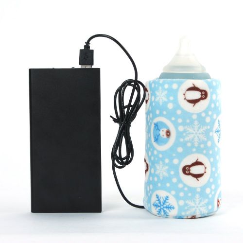  New 2 Pack of USB Charging with Heating Cord and Thermos Bag for different seasons, Keep Baby Milk or Water...